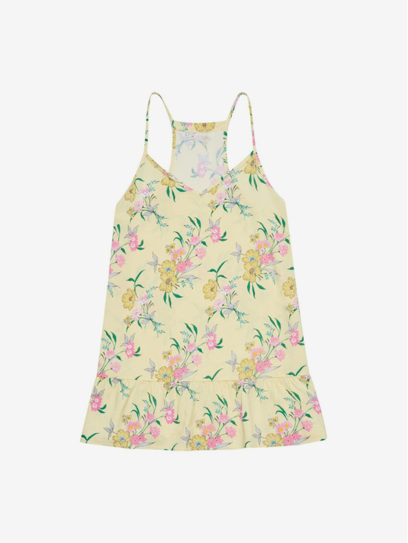 Moodo Rumena ženska majica s cvetjem Moodo