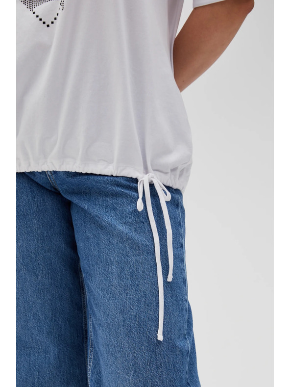 Moodo Ženska bela majica Moodo