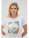 Moodo Dámske tričko biele Moodo