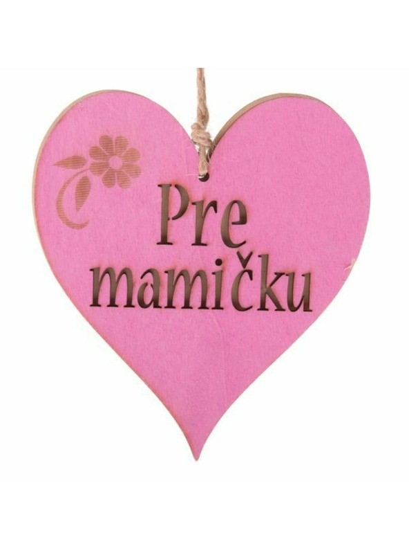 Casa de Engel Leseno viseče srce z napisom (SK), 0/150