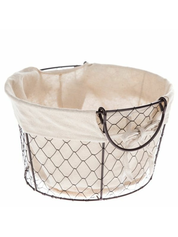 Casa de Engel Kovinska košara z blagom, 0/24