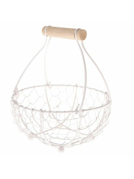 Casa de Engel Kovinski košara, bela, 0/60