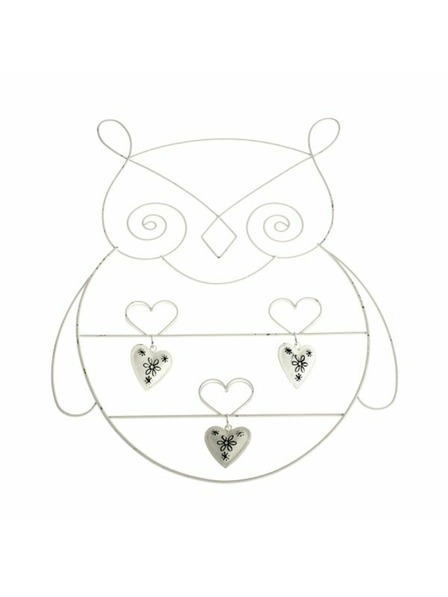 Casa de Engel Kovinski stenska držalo za fotografijo - sova, 12/24