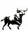 Casa de Engel Lesena stensko dekoracijo - bik, 0/25