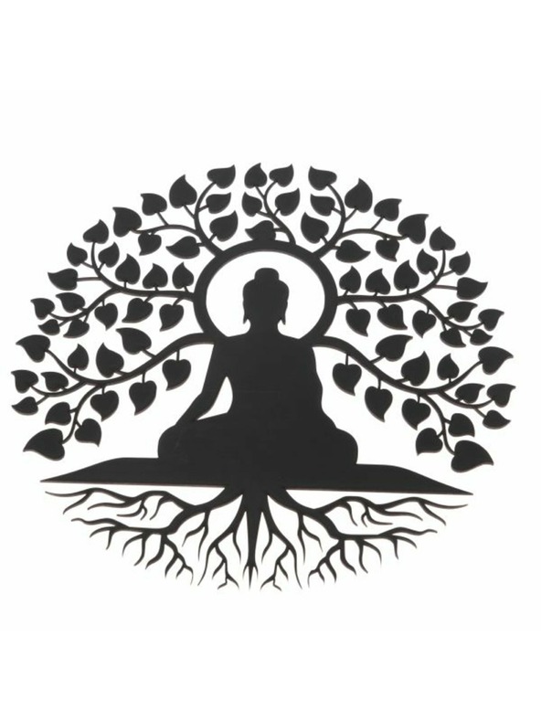 Casa de Engel Lesena stenska dekoracija - drevo z Buddo, 0/25