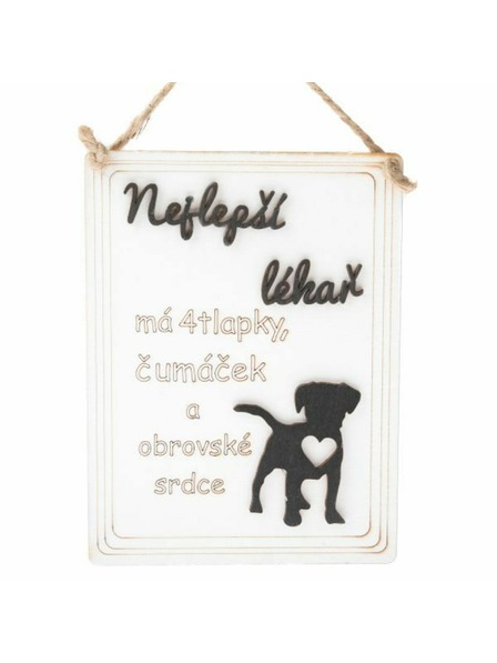 Casa de Engel Lesena viseča tablica z napisom (CZ), 0/50