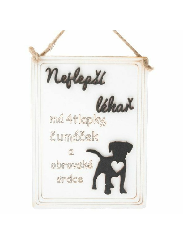 Casa de Engel Lesena viseča tablica z napisom (CZ), 0/50