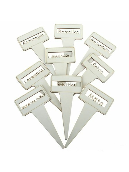 Casa de Engel Leseni označevalniki - zelišča (SK), komplet 9 kosov, 0/25