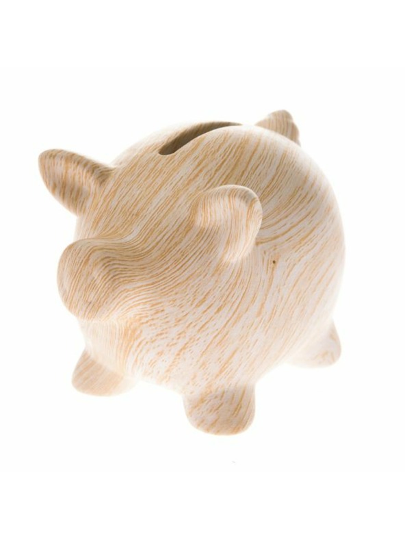 Casa de Engel Keramična kasica - prašiček, naravna, 0/36