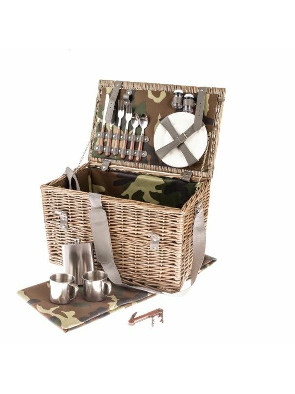 Casa de Engel Pletena košara za piknik za 2 osebi, 0/2