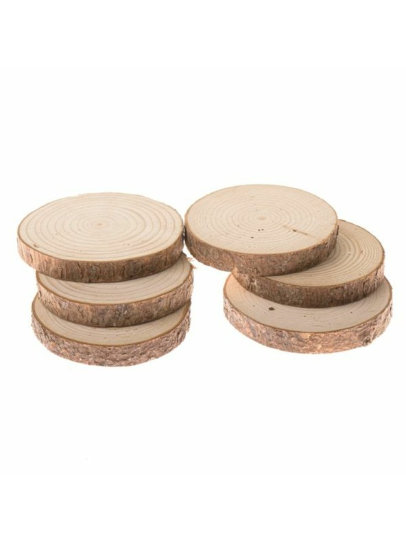 Casa de Engel Naravna lesena plošča - komplet 6 kosov, 0/36