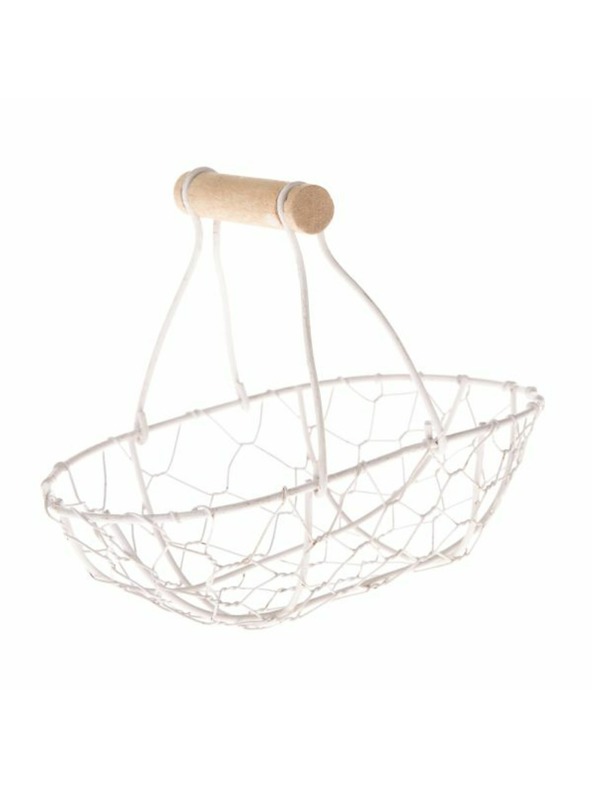 Casa de Engel Kovinska košara, bela, 0/80