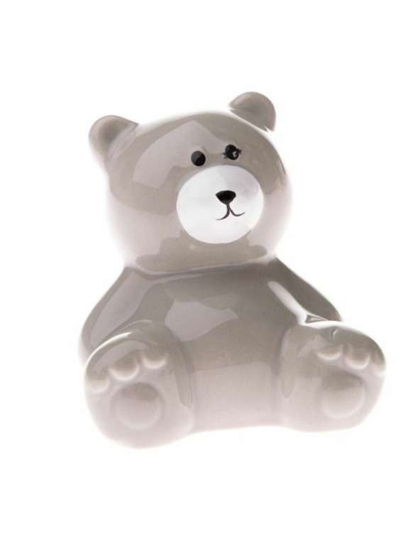 Casa de Engel Keramična hranilnik - medvedek, siva, 0/36