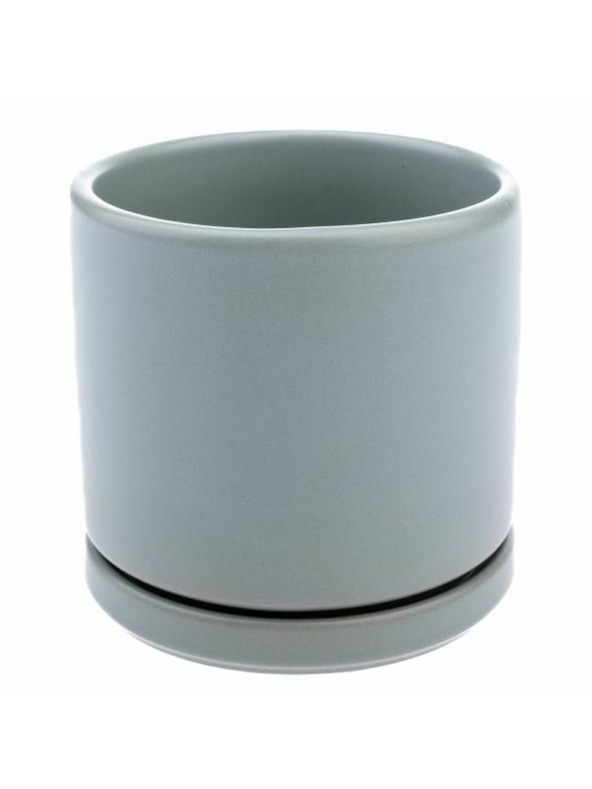 Casa de Engel Keramični lonec z posodo, siv, 0/24