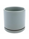 Casa de Engel Keramični lonec z posodo, siv, 0/24
