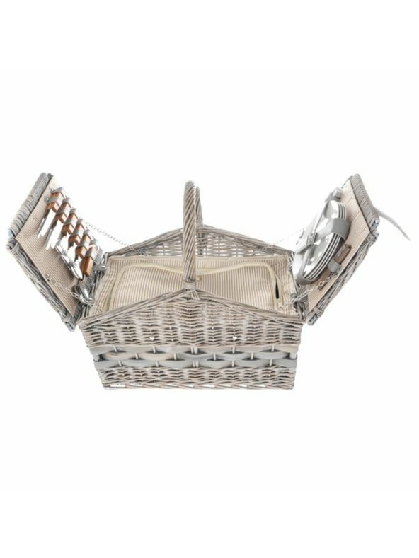 Casa de Engel Pletena košara za piknik za 4 osebe - termobox, 0/2