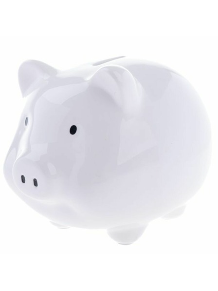 Casa de Engel Keramična kasica - prašiček, bela, 0/12