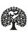 Casa de Engel Lesena stenska dekoracija - drevo z metulji, 0/25