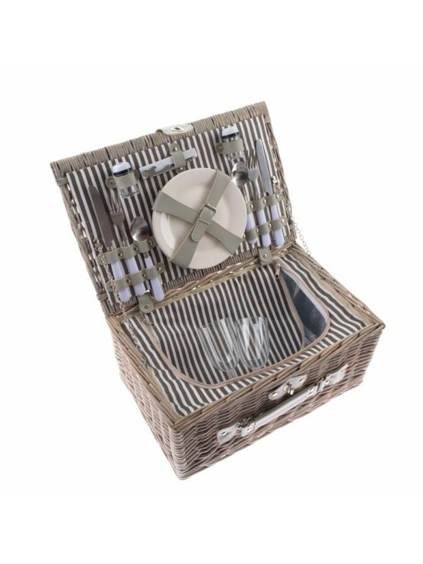 Casa de Engel Pletena košara za piknik za 2 osebi, s toplotno škatlo, 0/2