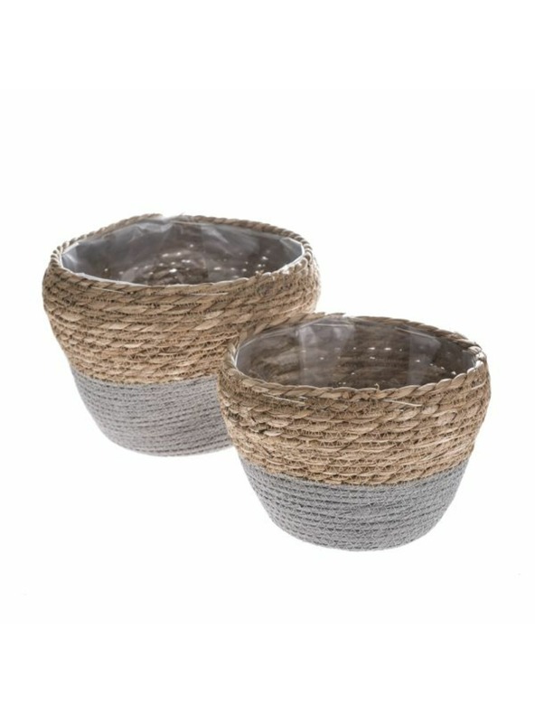 Casa de Engel Košara s PVC (morska trava) - komplet 2 kos, 0/20