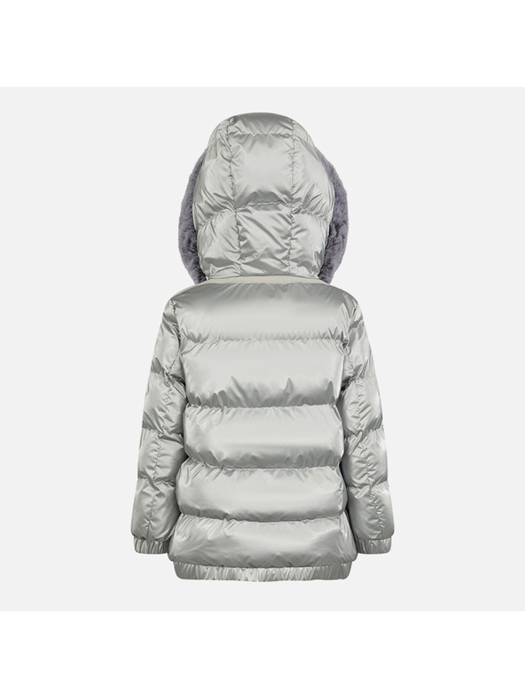 Geox Srebrna dekliška jakna Geox Backsie