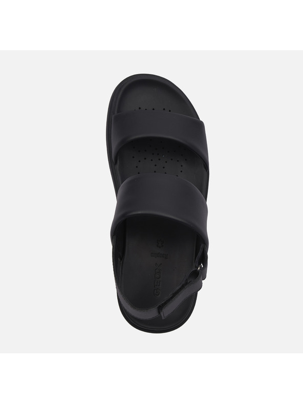 Geox Črni moški sandali Geox Spherica Ec6