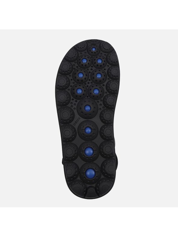 Geox Črni moški sandali Geox Spherica Ec6