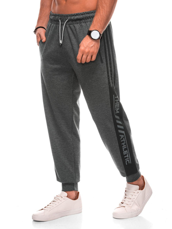 Edoti Moške hlačne 1506P - sive OTHER