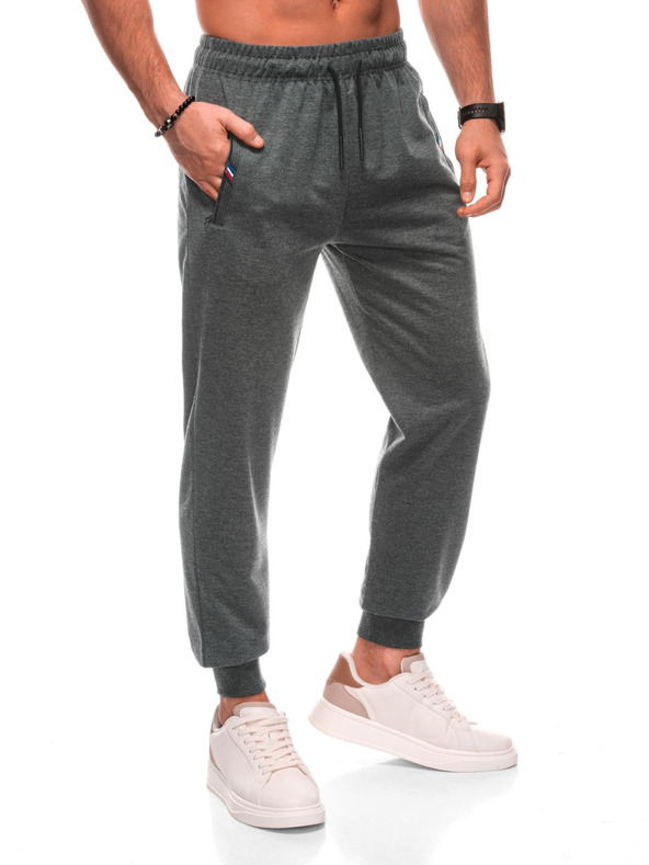 Edoti Moške hlačne 1506P - sive OTHER