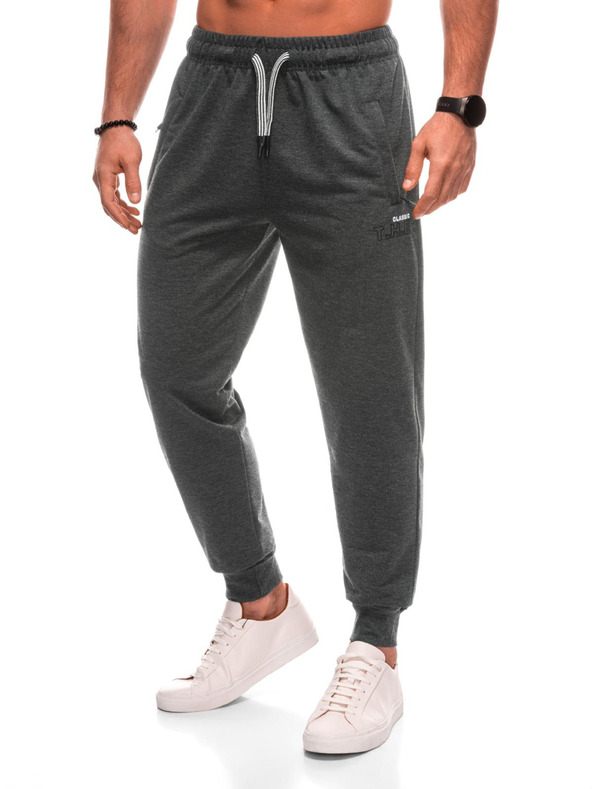 Edoti Moške hlačne 1506P - sive OTHER