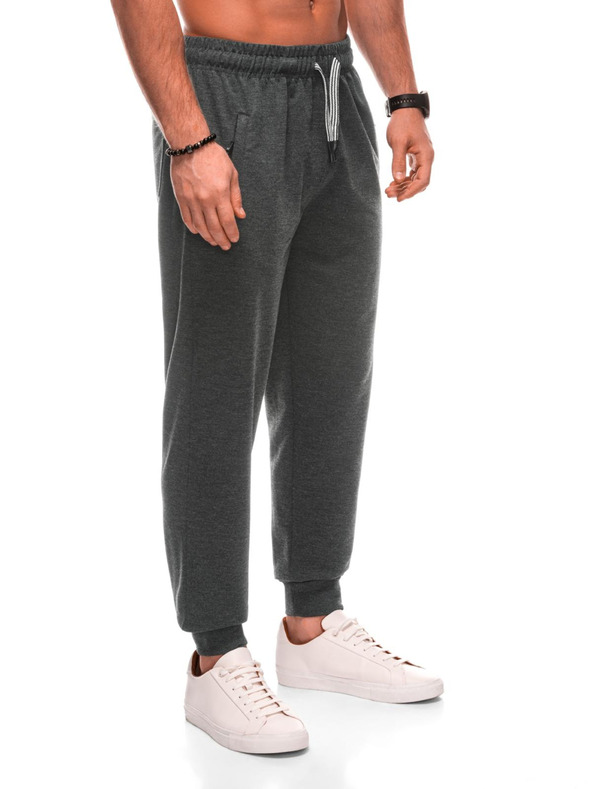 Edoti Moške hlačne 1506P - sive OTHER