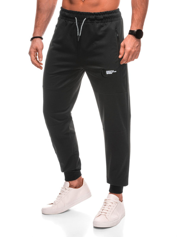 Edoti Moške hlačne 1506P - sive OTHER