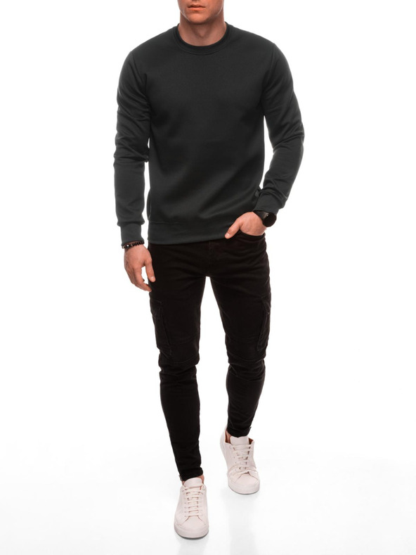 Edoti Moška jopica s kapuco B1710 - črna EDOTI