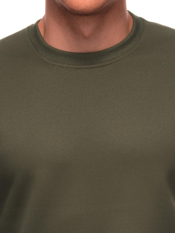 Edoti Moška jopica s kapuco B1710 - olivno zelena EDOTI