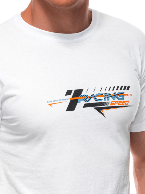 Edoti Moška majica s tiskom 1982S - temno modra OTHER