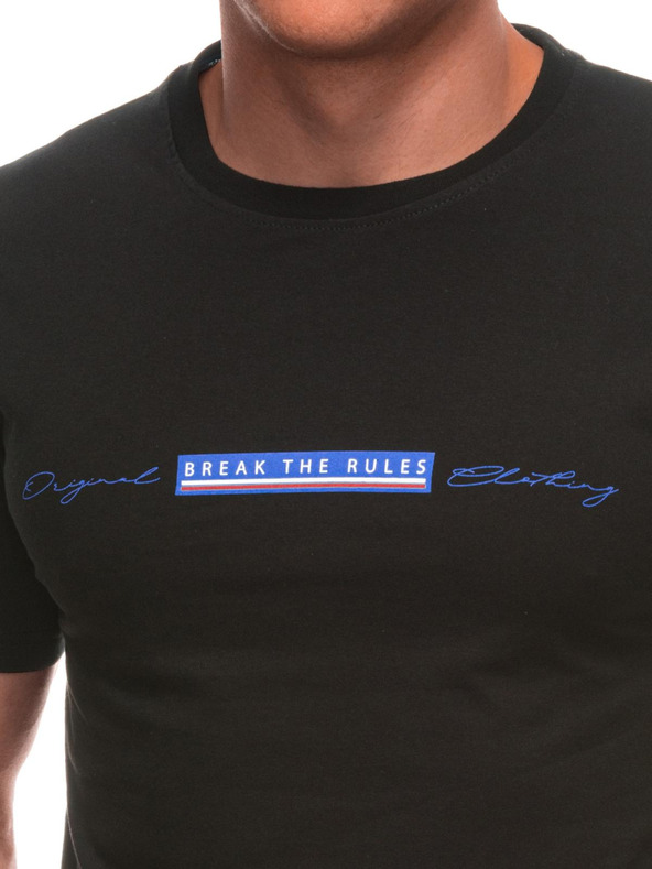 Edoti Moška majica s tiskom S2033 - bela OTHER