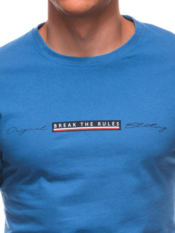 Edoti Moška majica s tiskom S2033 - bela OTHER