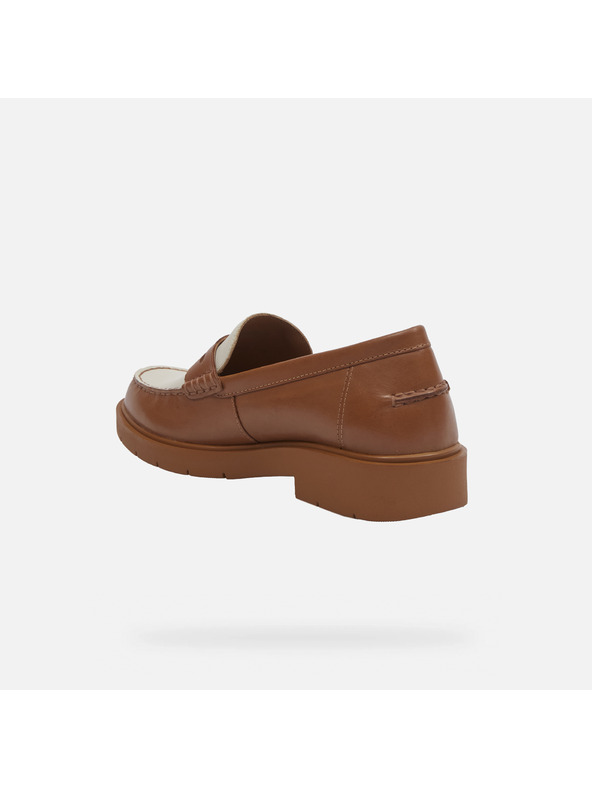 Geox Rjavi ženske mokasini Geox Spherica EC1