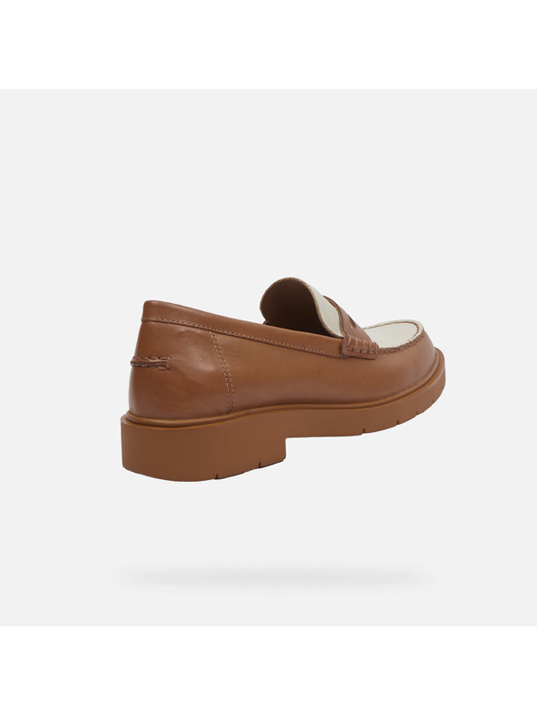 Geox Rjavi ženske mokasini Geox Spherica EC1