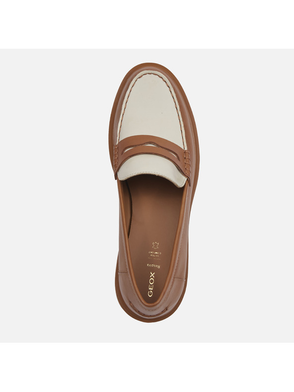 Geox Rjavi ženske mokasini Geox Spherica EC1