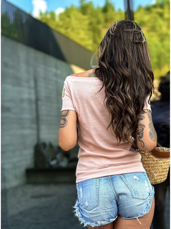 Edoti Modni ženski top LLR023 - črn OTHER