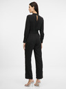 Orsay Črn ženski kombinezon z dolgimi rokavi ORSAY