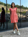 Edoti Ženske mini obleke DLR106 - roza OTHER