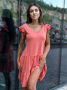 Edoti Ženske mini obleke DLR106 - roza OTHER