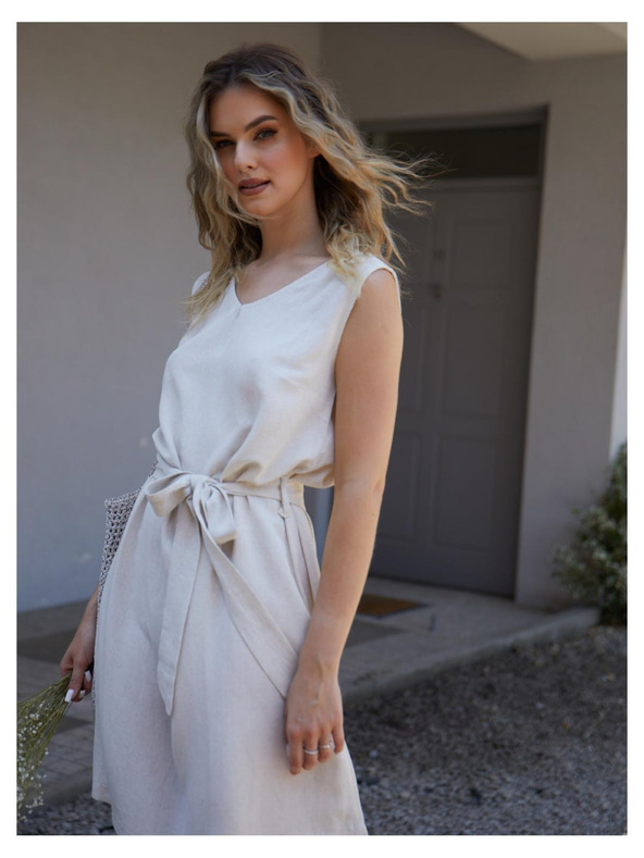 Edoti Ženske mini obleke DLR106 - roza OTHER