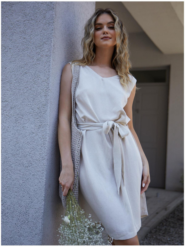 Edoti Ženske mini obleke DLR106 - roza OTHER