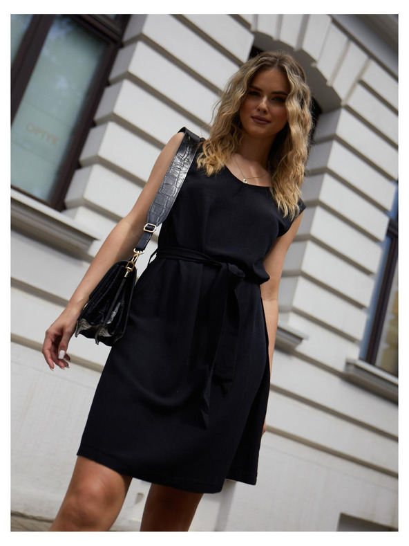 Edoti Ženske mini obleke DLR106 - roza OTHER