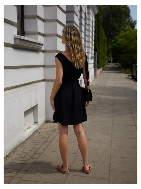 Edoti Ženske mini obleke DLR106 - roza OTHER