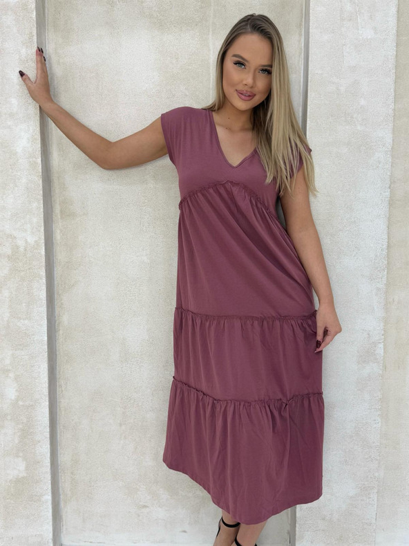 Edoti Ženske mini obleke DLR106 - roza OTHER