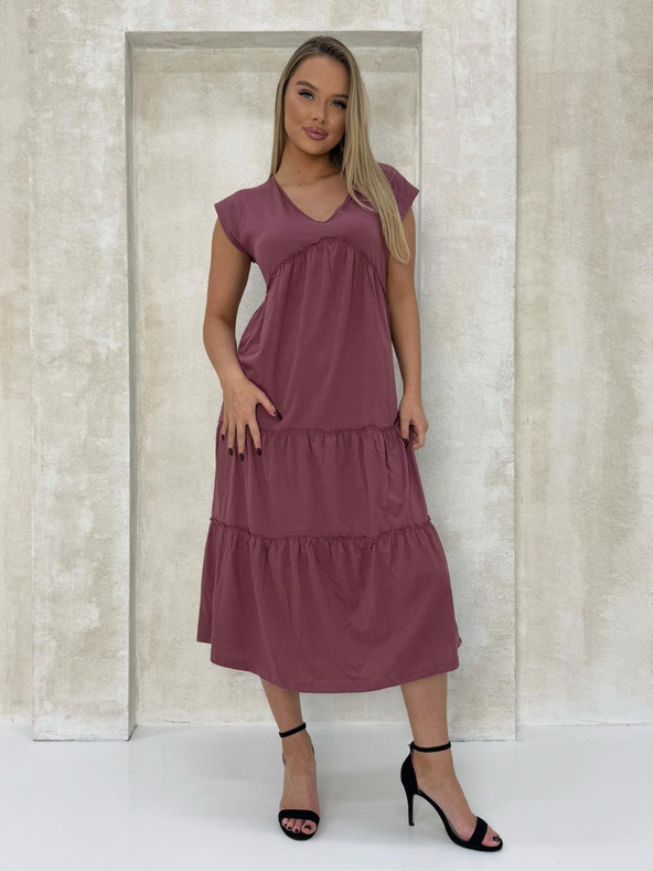 Edoti Ženske mini obleke DLR106 - roza OTHER